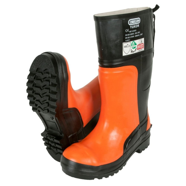 Bottes de bûcheron en caoutchouc