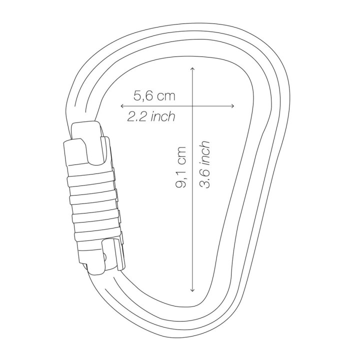 Mousqueton William Petzl