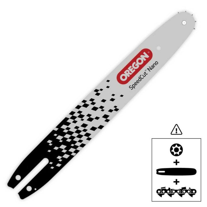 Guide Chaîne Oregon SpeedCut Nano pour Erbauer ECSP41 - 40 cm - 64 maillons