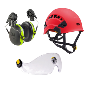 Kit casque VERTEX VENT PETZL pour élagueurs