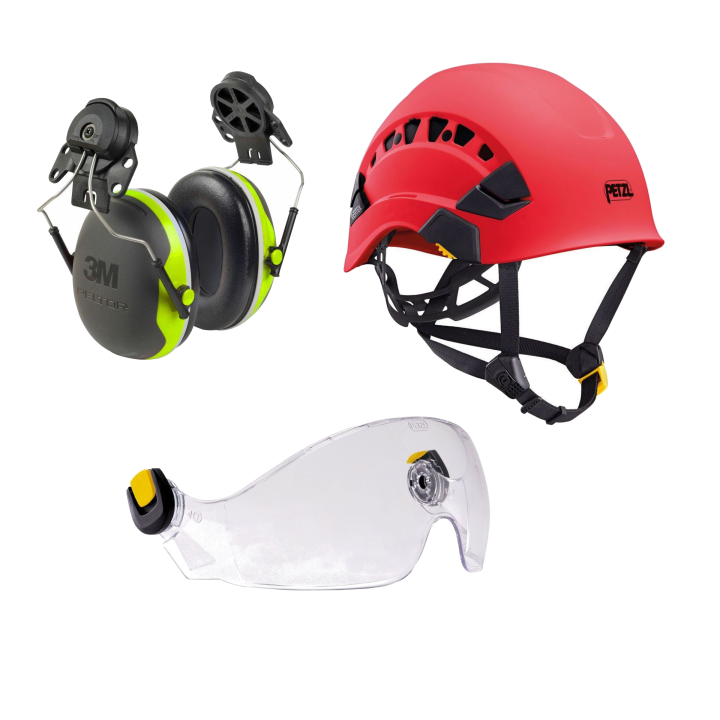 Kit casque VERTEX VENT PETZL pour élagueurs