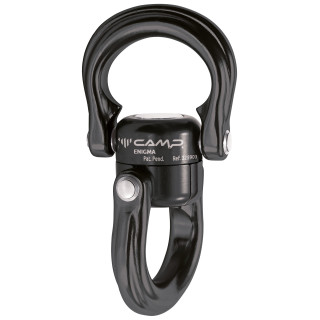 Émerillon CAMP Enigma Black - Anneau pivotant 23kN | Ropeo