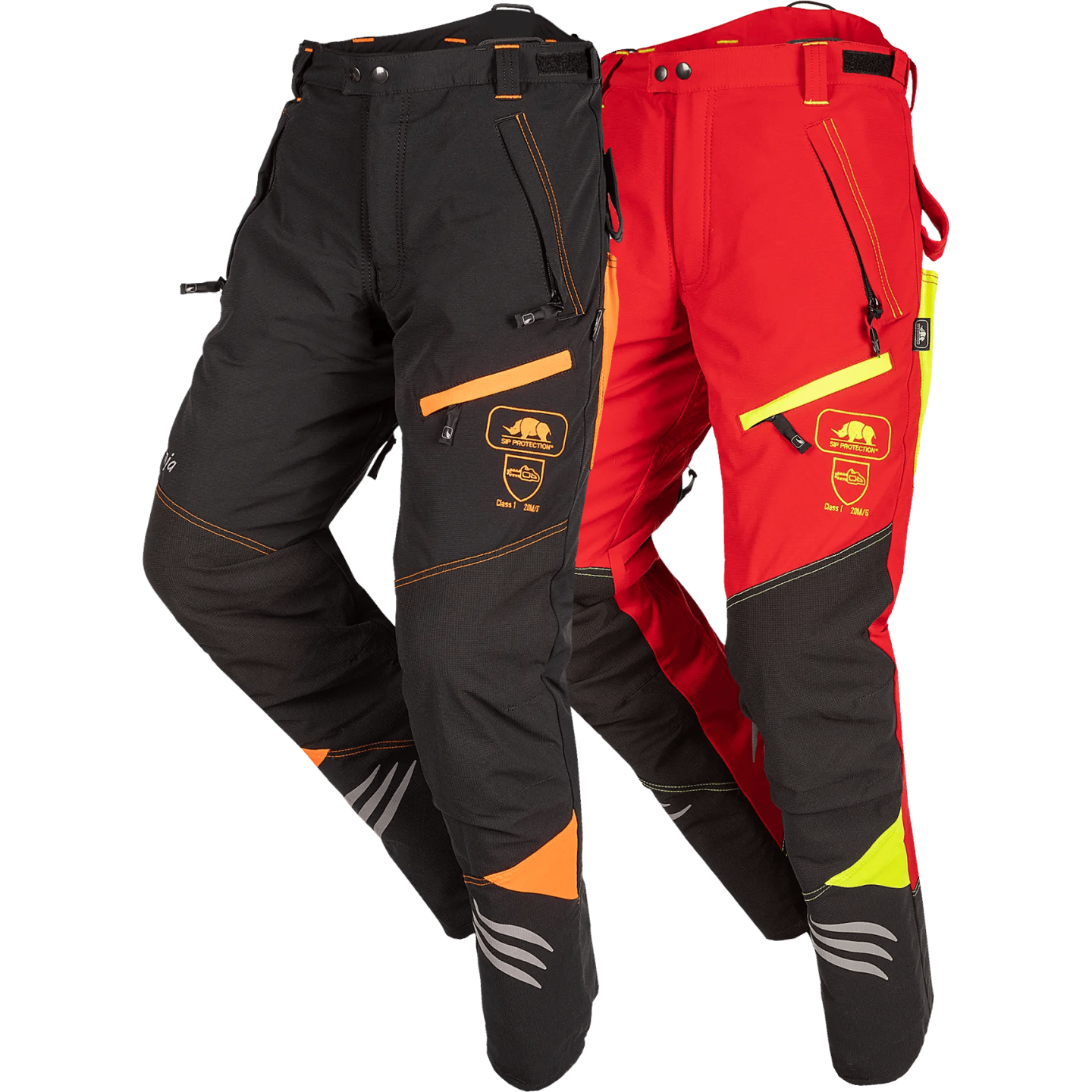 Pantalon anti-coupure Ninja SIP Pantalon anti-coupure Ninja SIP, coloris noir et rouge
