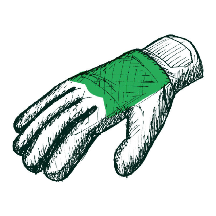 Gants anti-coupure tronçonneuse SIP 2XD4 - Classe 2