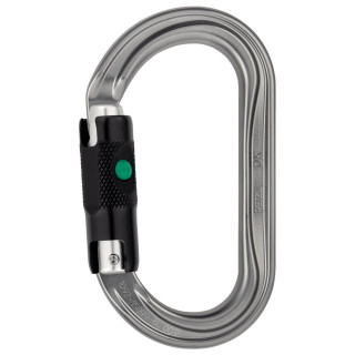 Mousqueton symétrique OK Petzl - gris, noir - 3 verrouillages