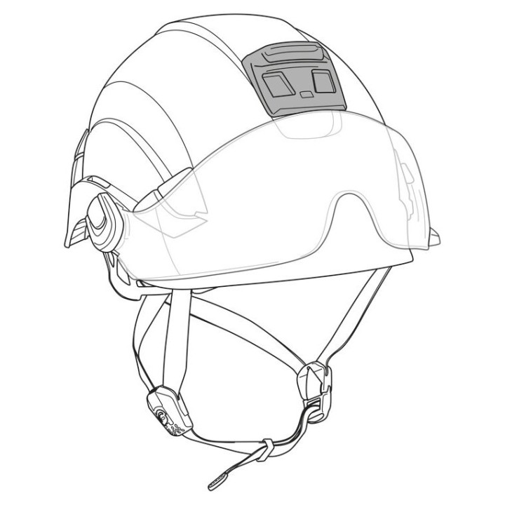 Platine adhésive HELMET ADAPT Petzl