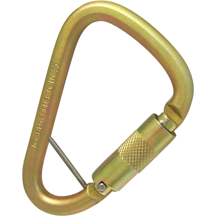 Mousqueton acier ISC Klettersteig Captive Pin Tri-Lock