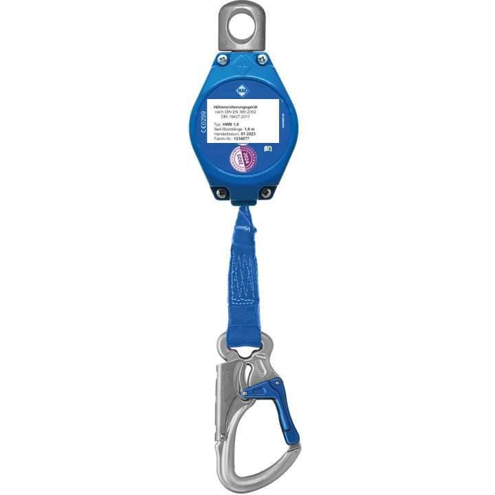 Antichute à rappel automatique à sangle IKAR HWB - carter aluminium