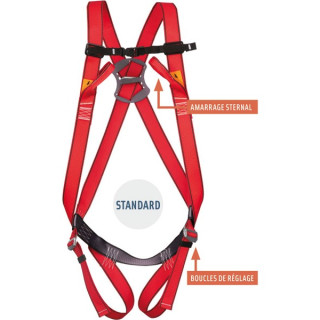Harnais antichute 2 points Standard - EN 361