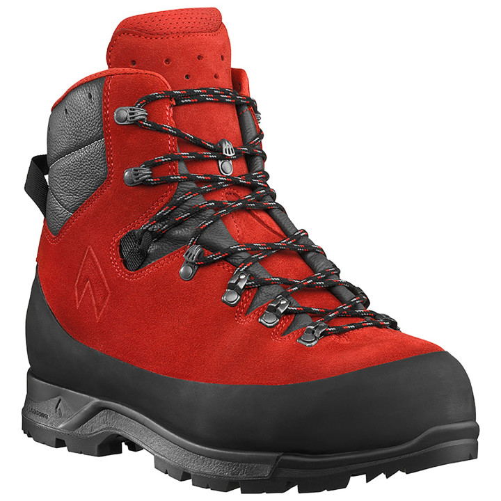 Chaussures anticoupure Haix Protector Forest 2.1 GTX mid rouge