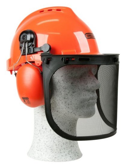 Casque de sécurité pour bûcheron complet Casque de bûcheron avec visière grillagée et protections auditives