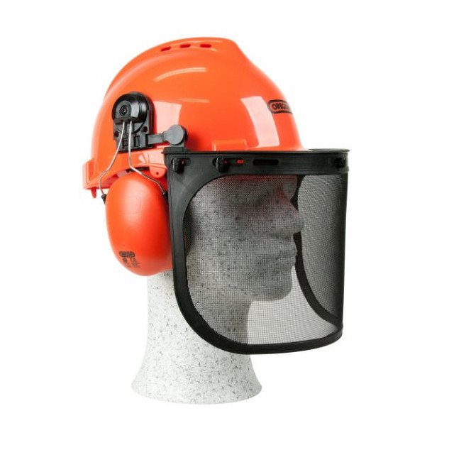 Casque de sécurité pour bûcheron complet