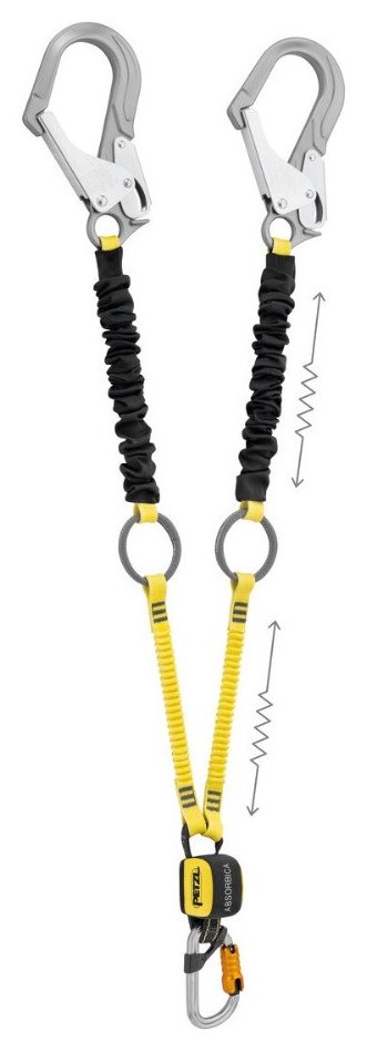 Longe Absorbica Y Tie-Back MGO Petzl